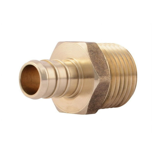 Conector SharkBite de 1/2 pulgada MNPT X 1/2 pulgada D MNPT Latón