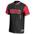 thumbnail image 2 of Unisex GameDay Greats #1 Black Georgia Bulldogs Lightweight Softball Jersey, 2 of 4