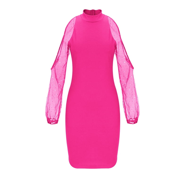 hot pink sash for dress True Icon | HOT PINK Satin High-Neck Maxi Slip Dress With Sash