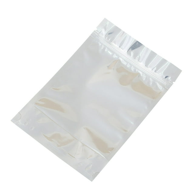 50pcs Aluminized Snack Candy Packing Bag Packing Bag Transparent Food Cosmetic Liquid Sealing Bag Transparent Food Container - 7x13cm