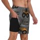 thumbnail image 2 of Fotbe Construction Machines Traje de Baño para Hombre – Shorts de Natación de Secado Rápido con Forro y Bolsillos-Medium, 2 of 6