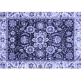 thumbnail image 1 of Ahgly Company Indoor Rectangle Abstract Blue Modern Area Rugs, 4' x 6', 1 of 1