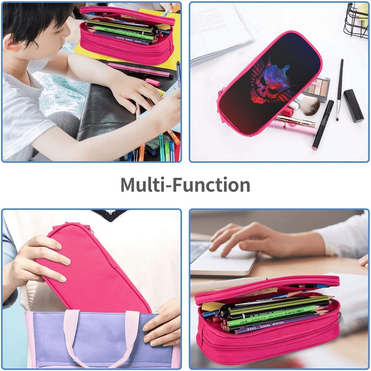 Cody Rhodes Trousse à Crayons Lutteur Grande Capacité Multi Compartiments Boîte De Papeterie Porte-Crayons Organisateur De Bureau Pour École Bureau Maison