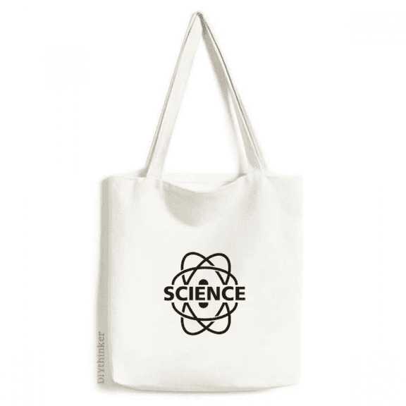 Scientific Molecular Structure Around Tote Canvas Bag Shopping Satchel Casual Handbag
