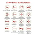 thumbnail image 2 of Amdohai TASI TA801B Digital Multimeter Professional Tester True RMS Multimeter Auto & Manual Range Mini Multifunctional Tester OHM NCV Voltage Meter, 2 of 8