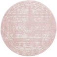 thumbnail image 2 of Rugs.com Lennon Collection Rug – 3 Ft Round Pink Medium Rug Perfect For Kitchens, Dining Rooms, 2 of 9