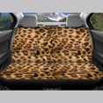 thumbnail image 4 of Renewold Brown Cheetah Print Car Seat Covers Universal Fit Car Front Seat Protector & Back Bench Cover Full Set Pack of 4, Easy to Install Machine Washable, 4 of 7