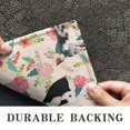 thumbnail image 6 of Chihuahua and Flower Florals Door Rugs,Washable Non Slip Door Mats Indoor,Decorative Door Mats,Entry Mat Indoor for Entrance,Bedroom,Kitchen,Bathroom,17"x30", 6 of 6