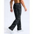 thumbnail image 2 of Pantalones deportivos Pudolla para hombre, casual, cintura elástica, talla S, color negro, 2 of 7