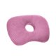 thumbnail image 3 of Almohada para dormir con orificio para la oreja, relleno de tela PP, versátil cojín protector para los oídos rosa roja, 3 of 7
