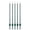 x 5, variant on Fencer Wire 7FT Heavy Duty No Dig Steel T-Post with T-Channel and Anchor Plate for Farm, Garden, Orchard, and Outdoor Fencing, Single