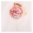 thumbnail image 1 of CSChome Wrist Flower For Wedding Faux Pearl Wrist Flower Adjustable Stunning Wedding Accessory Fade less Beautiful Wrist Flower Wedding Supply (Set of 1), 1 of 7