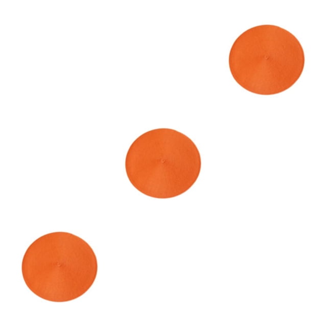 relayinert Table Mats For Every Occasion Wide Application And Sturdy Durability Round Placemats Place Mats Odorless Modern Simple orange 3Set