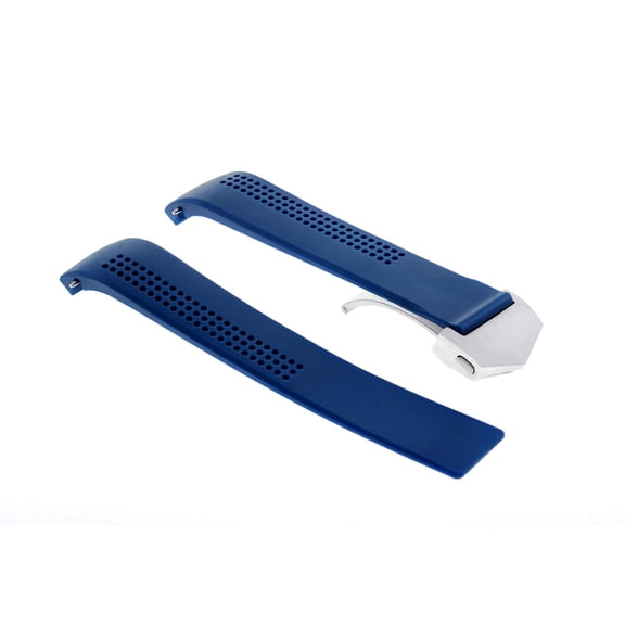 20MM RUBBER BAND STRAP FOR TAG HEUER CARRERA CV2010,CV2011,CV2013,CV2014,BLUE