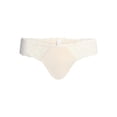 thumbnail image 7 of Joyspun Women's Microfiber and Lace Thong Panties, 3-Pack, Sizes XS-3XL, 7 of 7