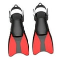 thumbnail image 3 of Lipstore Palmes de Plongée sous-Marine pour Hommes Femmes, Palmes de Plongée en Silicone pour Plongée en Apnée sous-Marine 38 à 42 Rouge, 3 of 8