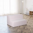 thumbnail image 4 of Pink Foldable Mattress, Zigzag Chevron Grunge, 74.8" x 35.4", Rose Pale Pink White, by Ambesonne, 4 of 6