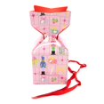 thumbnail image 5 of Pink Christmas Character Themed Gift Box with Twill Ribbon Holiday Time, 5 of 5