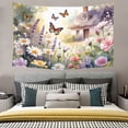 thumbnail image 2 of Tapestry Wall Hanging,Nature Floral Garden Tapestries for Dorm Living Room Bedroom Decor,Boho Wall Art,Sofa Cover,Photo Background, 40"x30", 2 of 8