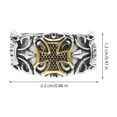 thumbnail image 2 of FUTUREORYY Anillo De Con Cruz Estilo Vintage En Resistente Para Uso Diario, 2 of 8