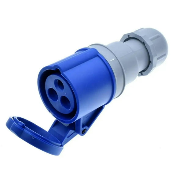 FOR IEC C20 to 332C6 Connector Power cord 2P PE a device with IEC309 332P6 inlet into IEC320 C19 receptacle,16Amps