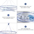 thumbnail image 2 of MasteelfCA 1pc Mesh Clothes Hanging Dryer Double-Layer Foldable Sweater Drying Basket, 2 of 8
