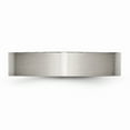 thumbnail image 6 of Solid Titanium Flat 5mm Matte Brushed Finish Plain Classic Wedding Band Ring Comfort-Fit Size 5.5, 6 of 8