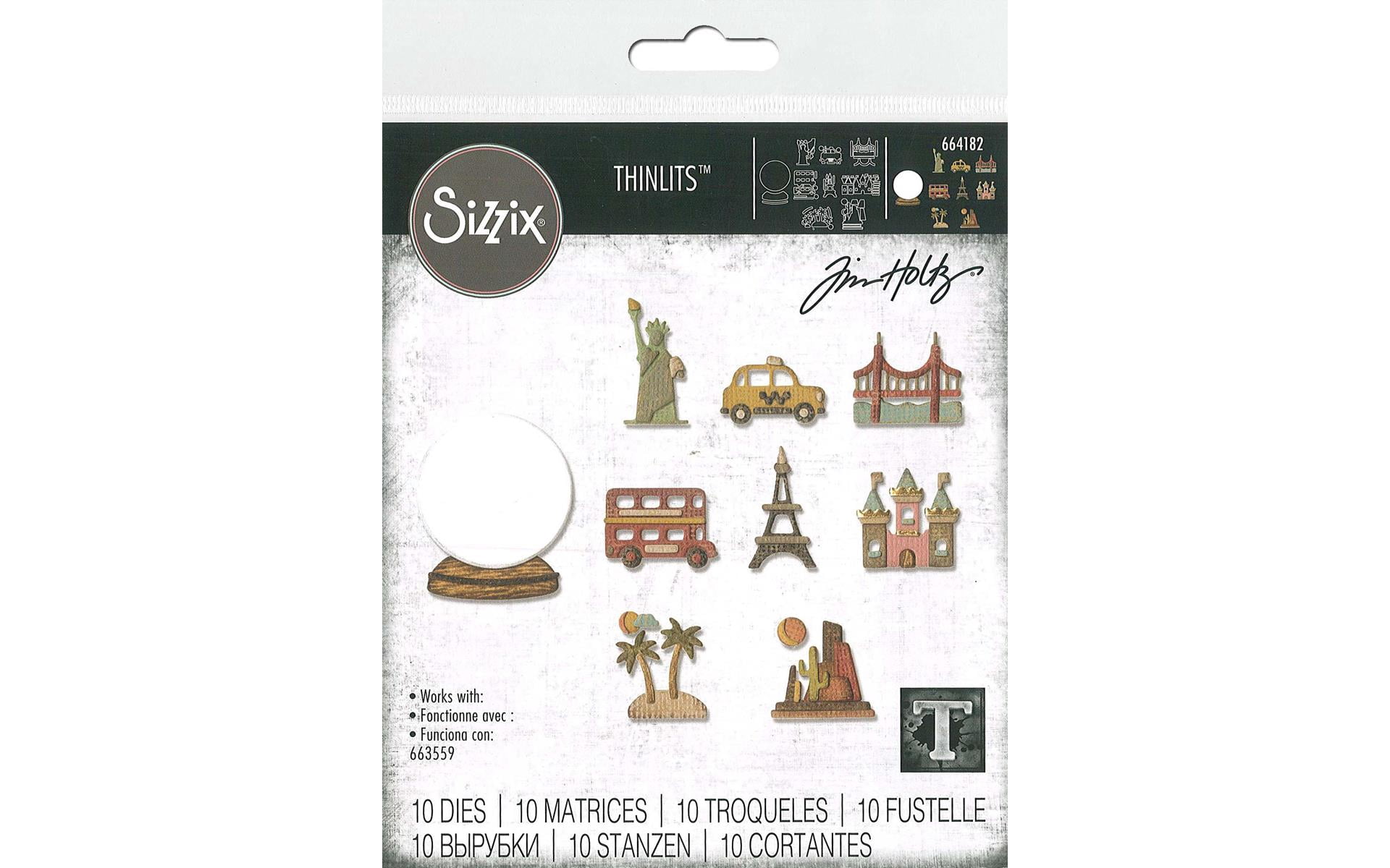 Sizzix Thinlits Die Set 10PK Construire Un Gâteau Par Olivia Rose - Matrices Découpe Scrapbooking