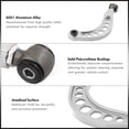 thumbnail image 2 of AJP Distributors Rear Upper Suspension Adjustable Aluminum Control Arms Camber Kit Polyurethane Bushings Silver Compatible/Replacement For Honda Civic 2006 2007 2008 2009 2010 2011 2012 2013 2014 2015, 2 of 5