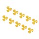 thumbnail image 2 of 10Pcs 50mm 3 Blades Propeller ABS Turning Propellers Replacement DIY Car Model AccessoriesYellow, 2 of 5