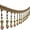 coffee, variant on Beading Fringe Trimming Long Beads Tassel Curtain Trim Ribbon Trim for Cover Decorative 3yards