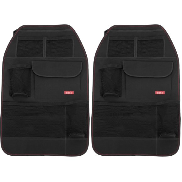 Organizador para asiento trasero de auto Diono Stow 'n Go para niños Negro