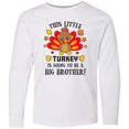 thumbnail image 3 of Inktastic This Little Turkey is Going to be a Big Brother Long Sleeve Youth T-Shirt, 3 of 5