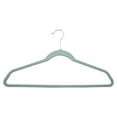 thumbnail image 7 of Better Homes & Gardens Rubber Hangers, Non-Slip Clothing Hangers, 10 Pack, Green River, Rubberized, 7 of 7