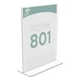 thumbnail image 3 of Deflecto Superior Image Double Sided Sign Holder, 8.5 x 11 Insert, Clear, 3 of 10