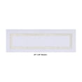 thumbnail image 5 of Better Trends 3 Piece Bathroom Mat Set 100% Cotton Bath Rug Soft, Water Absorbent, Reversible, Machine Washable for Bathroom Decor Toilet Base Contour And Runner Mat Hotel Collection - White/Ivory, 5 of 7