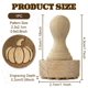 thumbnail image 2 of Sello de arcilla de madera, sello de arcilla de calabaza, sellos de cerámica de madera de haya natural de 1,1 pulgadas, herramienta de cerámica de madera, herramienta pequeña para estampar cerámica, 2 of 9