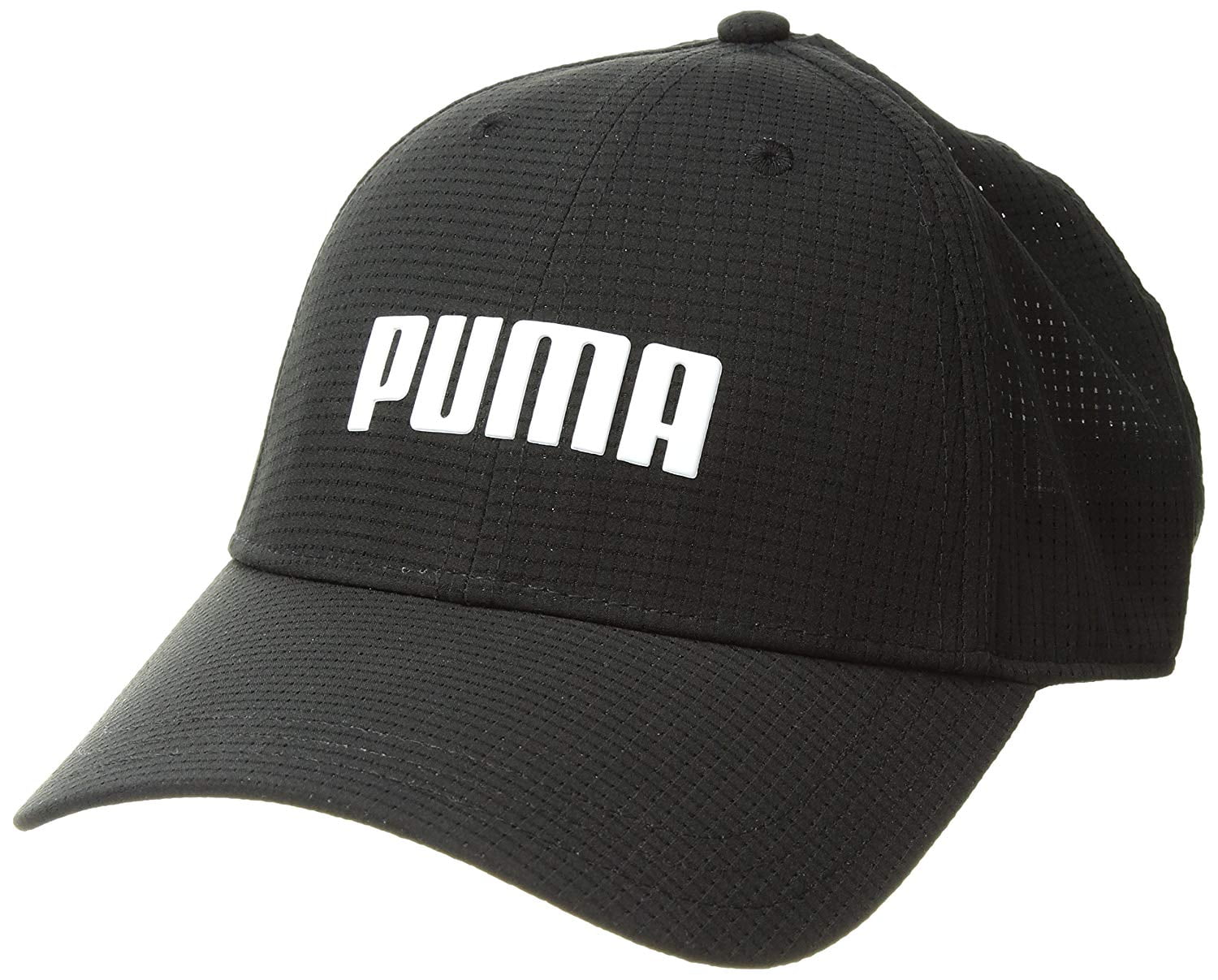 black puma golf hat