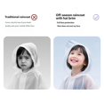 thumbnail image 6 of CSStudio Reusable Kids Rain Poncho, Waterproof Full Body Raincoat with Hood, One Size Fits Height 110â150cm, Portable Packable Rain Cape for Boys Girls School Outdoor Activities, 6 of 6