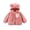 C470 Pink, variant on Curuila Toddler Child Girls Coat Fleece Long Sleeve Cartoon Print Hooded With Ears Jacket For Girls Winter Warm Fashion Outerwear Size 3-4 Years
