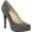 Pewter Multi Glitter Gabor, variant on Jessica Simpson Parisah Women's Platform Stiletto Dress Heels Pumps Shoes