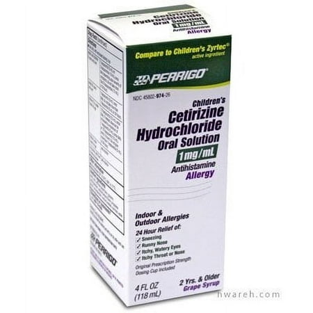 Generic Children's Cetirizine Hydrochloride Grape Oral Solution (1mg) 4 fl. oz.