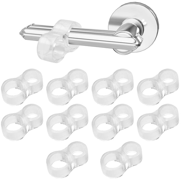 10 piezas de parachoques de manija de puerta, protectores de parachoques de manija de puerta, protectores de manija de puerta de daños en la pared de tope transparente de PVC oso de fresa Hogar