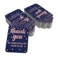 thumbnail image 2 of Inkdotpot Pack Of 50 ThankYou For Celebrating The Bride To Be Bridal Shower Favor Paper Tags Craft Real Rose Gold Foil Hang Tags, 2 of 6