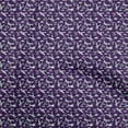 thumbnail image 1 of oneOone Velvet Purple Fabric Travel Craft Projects Decor Fabric Printed By The Yard 58 Inch Wide, 1 of 4