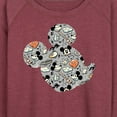 thumbnail image 3 of Mickey & Friends - Mickey Pattern Silhouette - Women's Lightweight French Terry Long Sleeve Shirt, 3 of 5