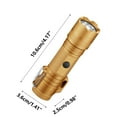 thumbnail image 3 of Needhep Portable High Powered FlashLight Clearance Small Powerful Flashlight, Large Flashlights, Small Flashlights for Kids Waterprooffor home emergency supplies (Gold), 3 of 3