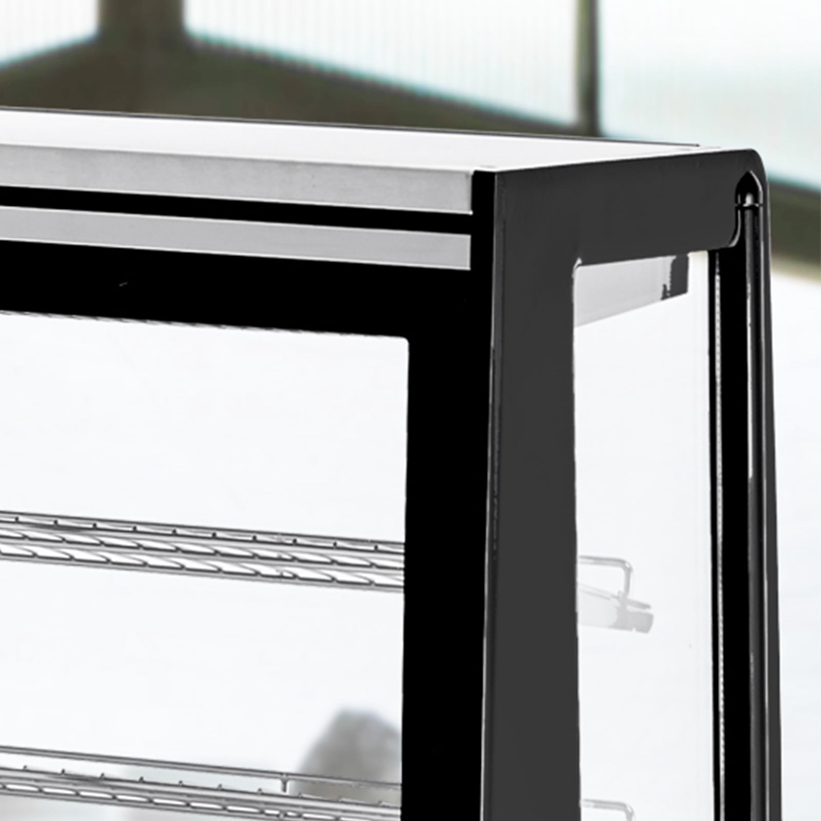 Festisoul Refrigerated Display Case, 7 Cu.Ft./196L Commercial Countertop Pastry Display Refrigerator, Frost-Free Showcase with LED, Showcase Cooler for Bakery Food Display