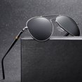 thumbnail image 2 of Polarized Sunglasses for Men and Women, UV400 Protection, Color Changing Metal Frame, TAC Lens, Night Vision Driving Glasses, 2 of 4