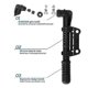 thumbnail image 3 of Mini Portable High- Ycle Pump Bike Tire Riding Accessory Ycle Pump 116psi, 3 of 3